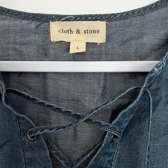 Cloth and Stone Chambray Dress - Picture 2 of 2